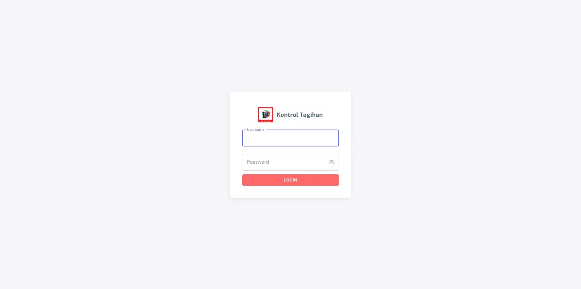 PT Laris Cargo Bill Control — project screenshot